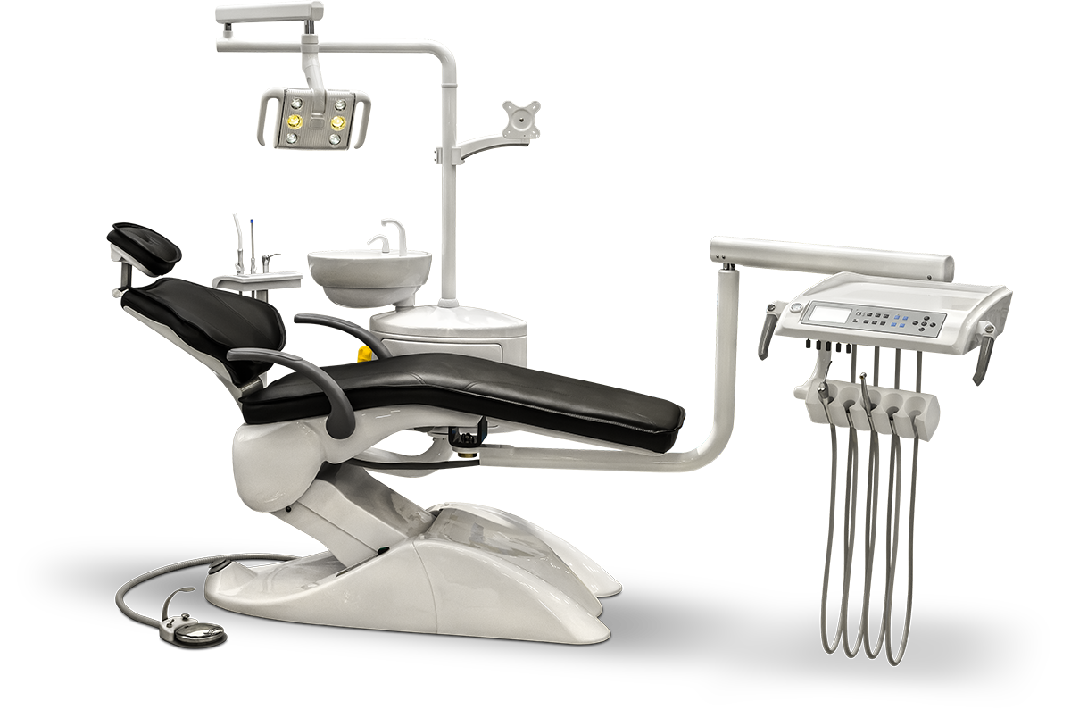 Стоматологическая установка M1 нижняя подача, Черная