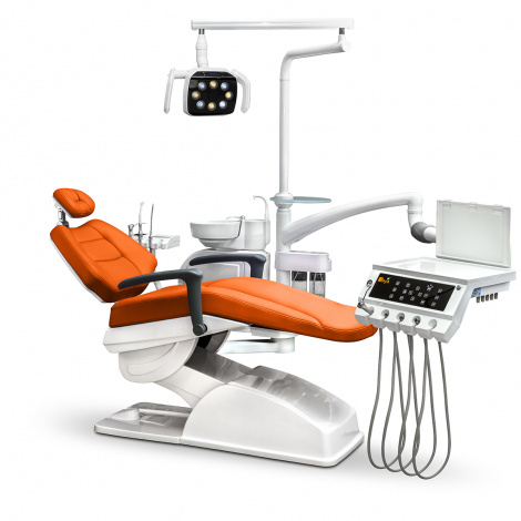 Стоматологическая установка AY-A 4800 II нижняя подача, Оранжевая