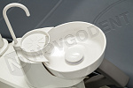 Стоматологическая установка WOD 550 верхняя подача в мягкой обивке, Серая - Фото 4