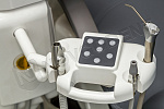 Стоматологическая установка WOD 550 верхняя подача в мягкой обивке, Серая - Фото 3