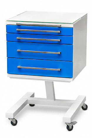 Стоматологический столик СИПС М-01, Синий