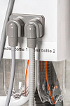Стоматологическая установка Mercury 550 с подкатным блоком, Бордовый - Фото 5