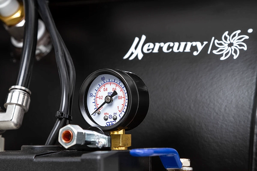 Компрессор воздушный медицинский безмасляный Mercury Black M HK-6EW-90 (280л) с мембранным осушителем - Фото 11