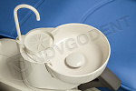 Стоматологическая установка WOD 550 нижняя подача в мягкой обивке, Голубая - Фото 9