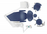 Стоматологическая установка Anthos A7 нижняя подача, Атлантический синий - Фото 6