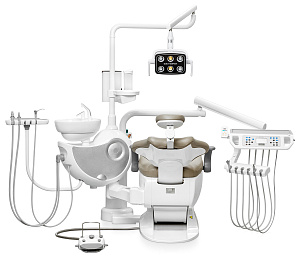 Стоматологическая установка Safety M2+ в белом корпусе нижняя подача - Фото 3