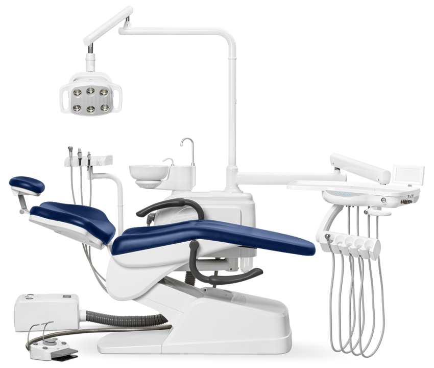 Стоматологическая установка Anya AY-A 1000 нижняя подача, Темно-синий AY-4