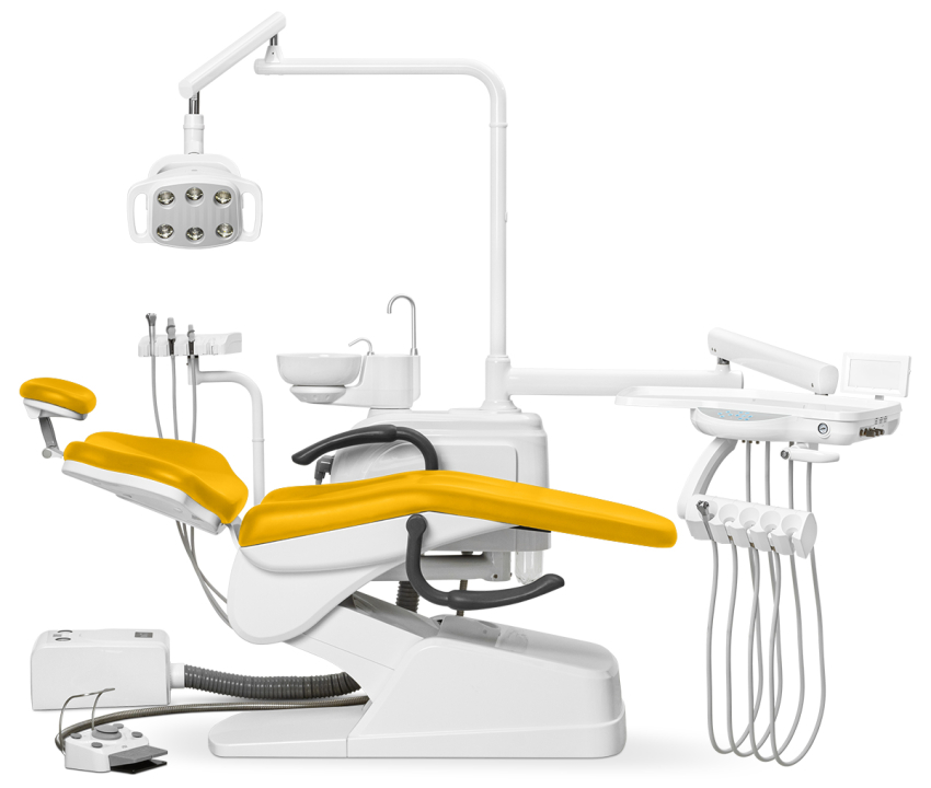 Стоматологическая установка Anya AY-A 1000 нижняя подача, Желтый AY-17